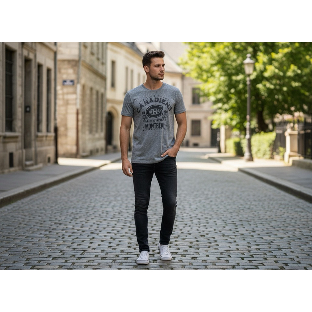 Men's Gray Unbranded Short Sleeve Tee XL